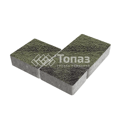 Тротуарная плитка Новый город, янтарь с гранитной крошкой, 8 см