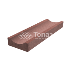 Водоотводный лоток 500х150х50 мм, красный в полном окрасе