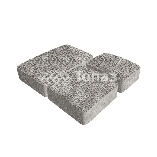 Тротуарная плитка Брук, неаполь с мраморной крошкой, 6 см