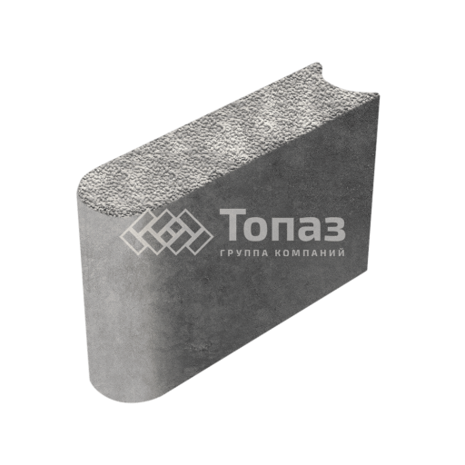 Камень бортовой БРШ 50.20.8, неаполь с мраморной крошкой