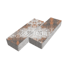 Тротуарная плитка 300х100х60, агат оранжевый