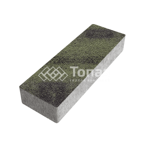 Тротуарная плитка 300х100х60, янтарь на камне