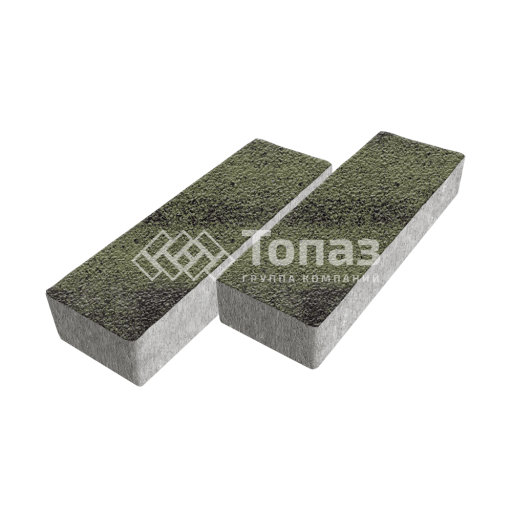 Тротуарная плитка 300х100х60, янтарь на камне