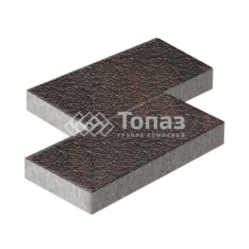 Тротуарная плитка 500х250х60, кармен с гранитной крошкой