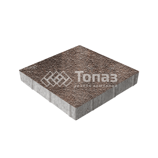 Тротуарная плитка Квадрат 400х400х60, яшма с гранитной крошкой