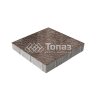 Тротуарная плитка Квадрат 400х400х60, яшма с гранитной крошкой