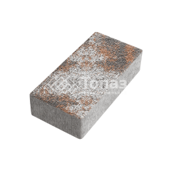 Тротуарная плитка 200х100х60, агат оранжевый с гранитной крошкой