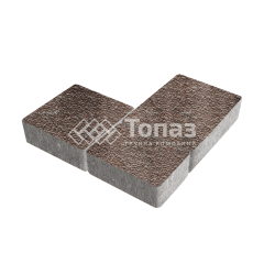 Тротуарная плитка Новый город, яшма с гранитной крошкой, 8 см