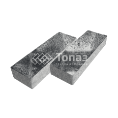 Тротуарная плитка 300х100х60, черно-белая