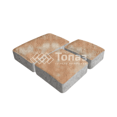 Тротуарная плитка Брук, сансет, 4 см