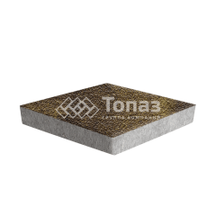 Тротуарная плитка Ромб, осень с мраморной крошкой, 6 см