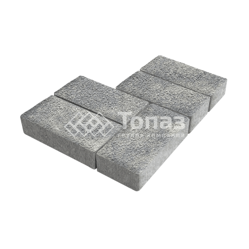 Тротуарная плитка 200х100х80, аква на камне