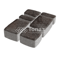 Тротуарная плитка Классико, мокко с гранитной крошкой, 6 см