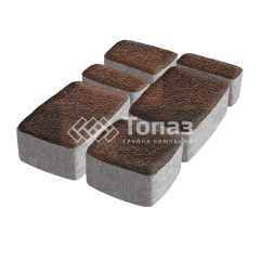 Тротуарная плитка Классико, сорренто на камне, 4 см