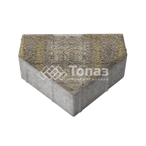 Тротуарная плитка Тиара, степь с гранитной крошкой, 6 см