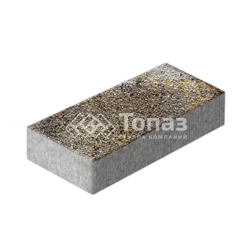 Тротуарная плитка 600х300х60, агат желтый с мраморной крошкой