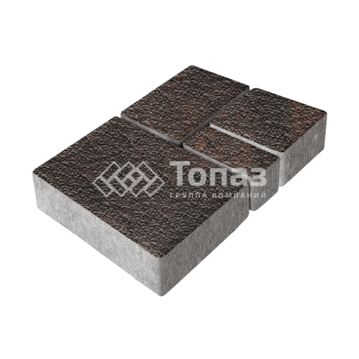 Тротуарная плитка Мюнхен, кармен с гранитной крошкой, 4 см