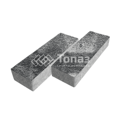 Тротуарная плитка 300х100х60, черно-белая с мраморной крошкой