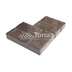 Тротуарная плитка 200х100х40, яшма с гранитной крошкой