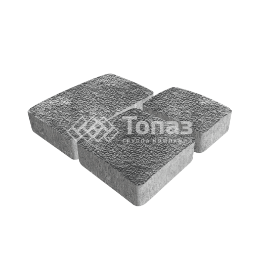 Тротуарная плитка Брук, антрацит с мраморной крошкой, 4 см