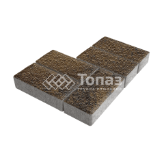 Тротуарная плитка 200х100х60, арабская ночь с гранитной крошкой