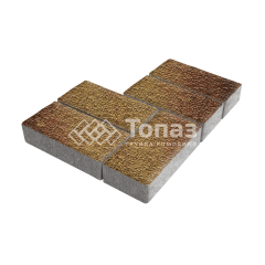 Тротуарная плитка 200х100х100, каир с гранитной крошкой