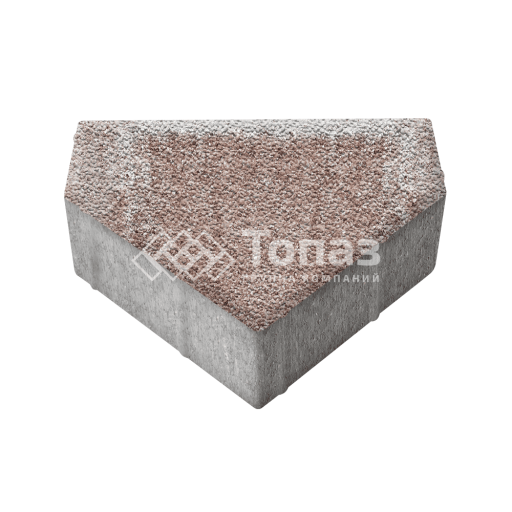 Тротуарная плитка Тиара, хаски с гранитной крошкой, 6 см