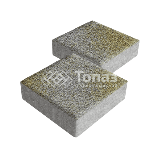 Тротуарная плитка Квадрат 200х200х60, меланж с гранитной крошкой