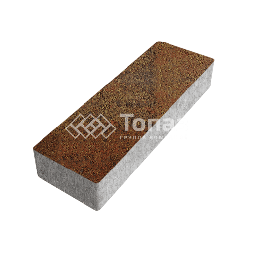 Тротуарная плитка 300х100х60, джафар оранжевый