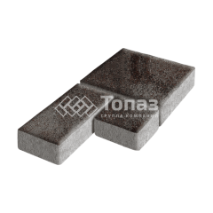 Тротуарная плитка Рубико, мокко, 4 см