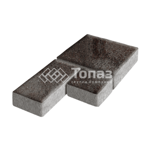 Тротуарная плитка Рубико, мокко, 4 см