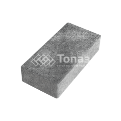 Тротуарная плитка 200х100х40, антрацит на камне