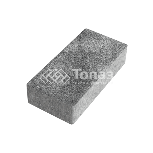 Тротуарная плитка 200х100х40, антрацит на камне