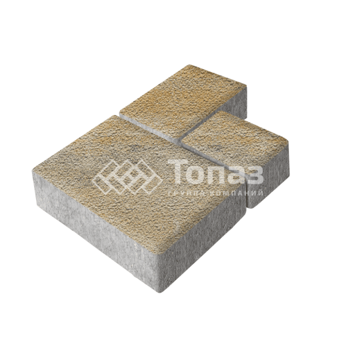 Тротуарная плитка Бергамо, особая серия на камне, 6 см