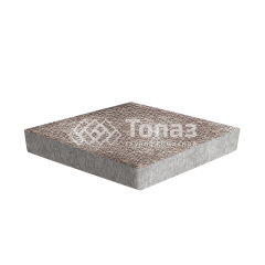 Тротуарная плитка Ромб, авантюр с гранитной крошкой, 6 см