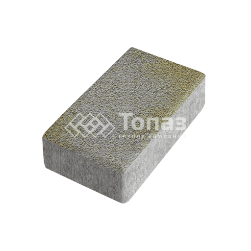 Тротуарная плитка Брусчатка, меланж на камне, 6 см