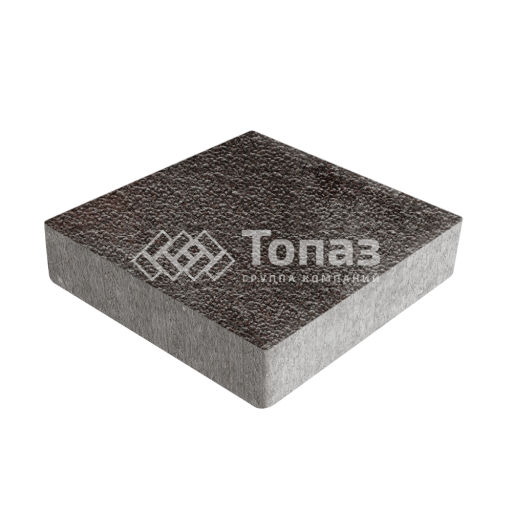 Тротуарная плитка Квадрат 200х200х60, мокко с гранитной крошкой