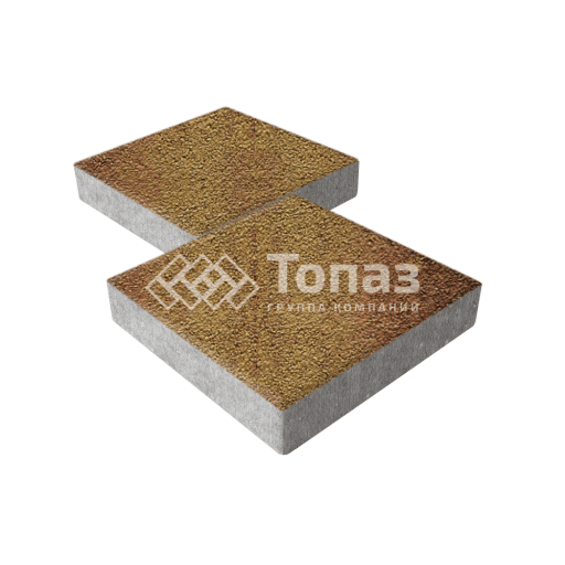 Тротуарная плитка Квадрат 400х400х60, каир на камне