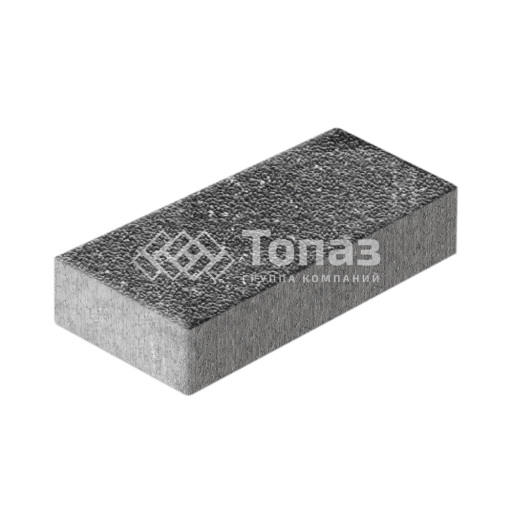 Тротуарная плитка 600х300х60, аляска черная с мраморной крошкой