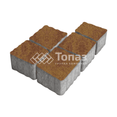 Тротуарная плитка Антик, листопад, 4 см