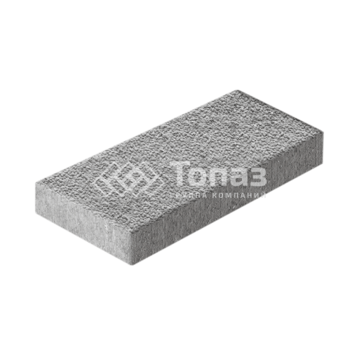 Тротуарная плитка 500х250х60, серо-белая с гранитной крошкой