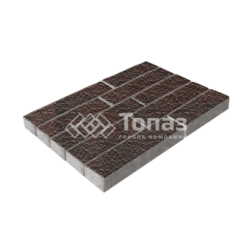 Тротуарная плитка Лукано, клинкер с гранитной крошкой, 6 см