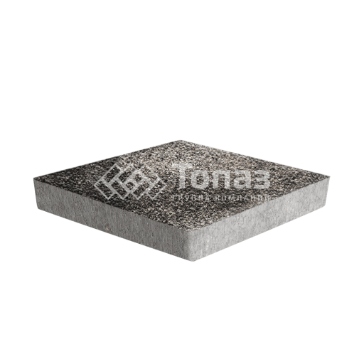 Тротуарная плитка Ромб, агат коричневый с гранитной крошкой, 6 см