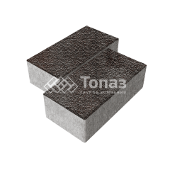 Тротуарная плитка 240х120х70, мокко с мраморной крошкой