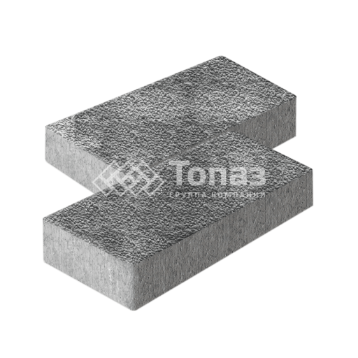 Тротуарная плитка 600х300х60, антрацит с мраморной крошкой