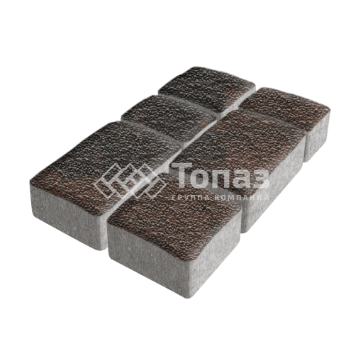 Тротуарная плитка Старый город, конго с мраморной крошкой, 4 см