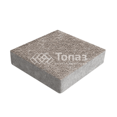 Тротуарная плитка Квадрат 200х200х60, сахара с гранитной крошкой