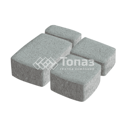 Тротуарная плитка Классико, серая, 6 см