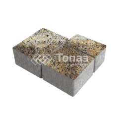 Тротуарная плитка Лэндхаус, агат желтый, 8 см