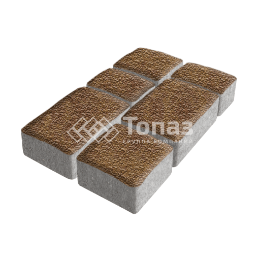 Тротуарная плитка Старый город, листопад с мраморной крошкой, 4 см